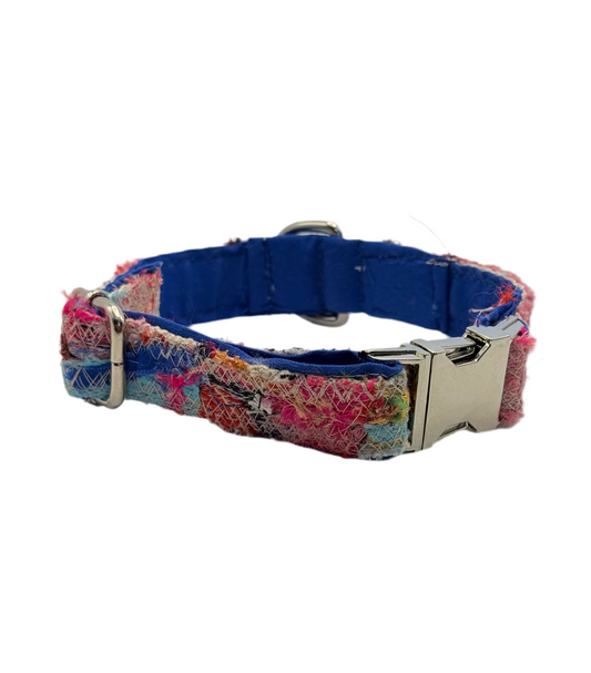Handmade Patchwork Collar (Metal Clasp)