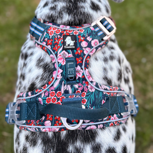 Cotton Dog Harness (Navy Blazer)