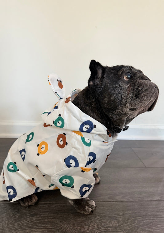 Waterproof Dog Raincoat (Bears)