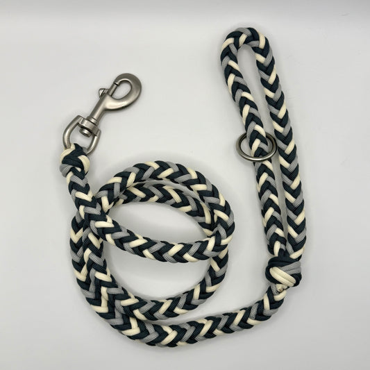 Handmade Paracord Leash (Grey)